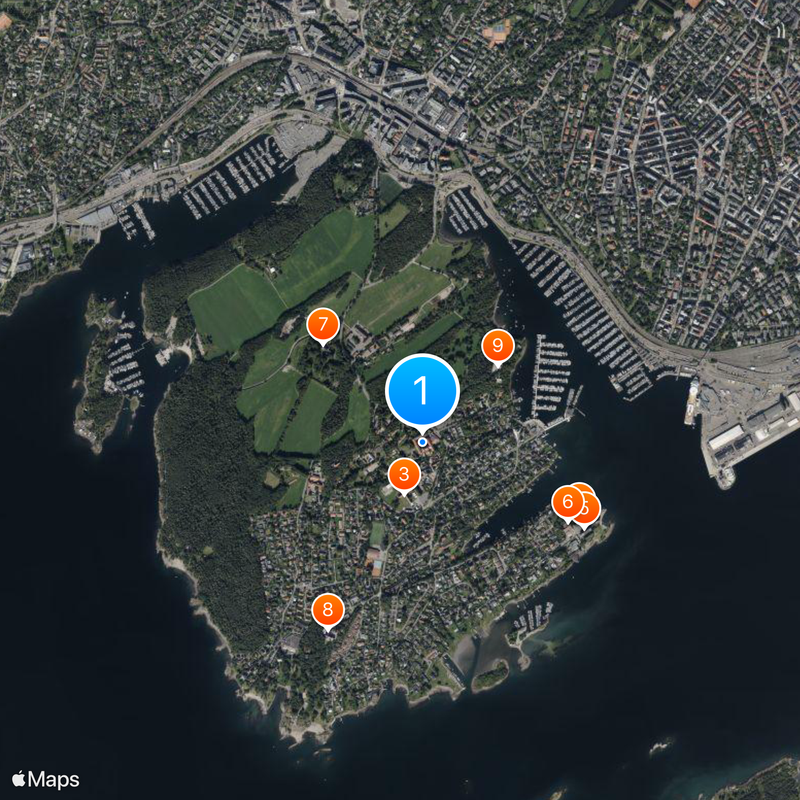 Norwegian Museum of Cultural History Map