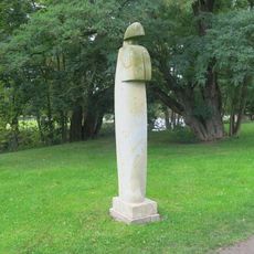 Socha Lineith v Labské ulici v Litoměřicích