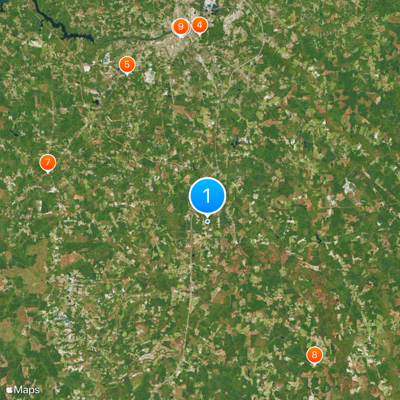 East Coast Mappa