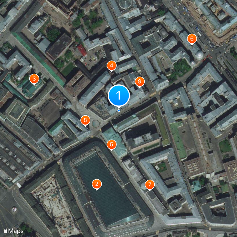 Federal Treasury of Russia Map