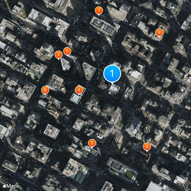 432 Park Avenue Mapa