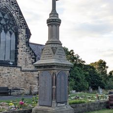 Memorial To 1880 Colliery Disater, In Garden Of Rest, 12 Metres East Of Christ Church