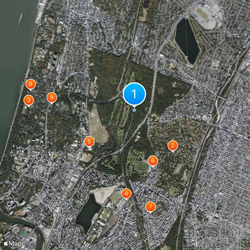 Van Cortlandt Park Carte