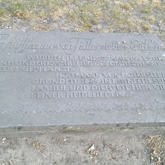 Gedenktafel für Hoffman von Fallersleben