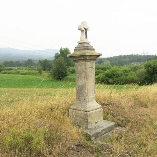 Kříž u silnice východně od Stvolínek