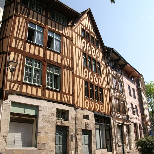 Maison de maître drapier-teinturier, 136 rue Eau-de-Robec