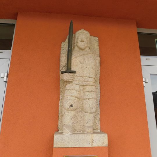 Socha rytíře Rolanda ve Stonařově