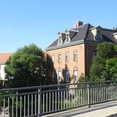 Alte Lohgerberei; Villa mit Einfriedung und Gerberei mit Dampfmaschine Wasserstraße 1, 1a