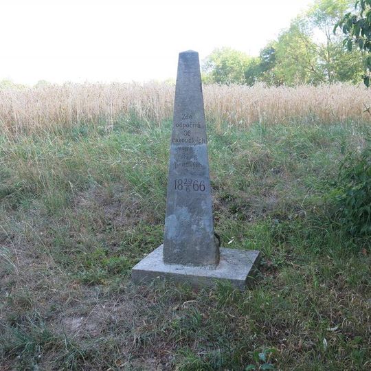 Pomník rakouských a pruských vojáků padlých 29.6.1866 u Zámezí