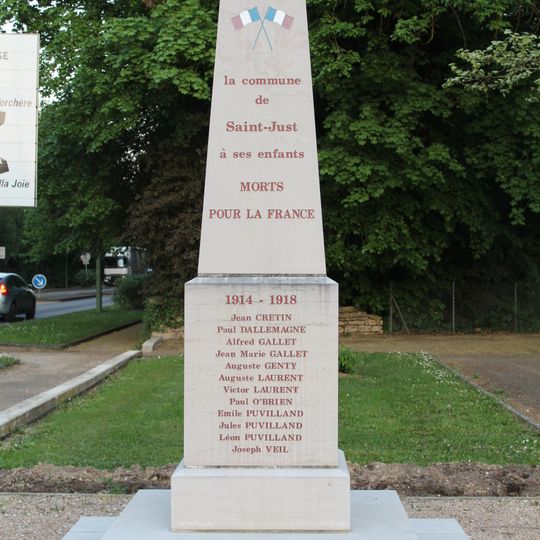 War memorial of Saint-Just