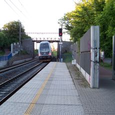 Lávka přes trať u zastávky Praha-Kolovraty