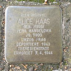Stolperstein em memória de Alice Haas