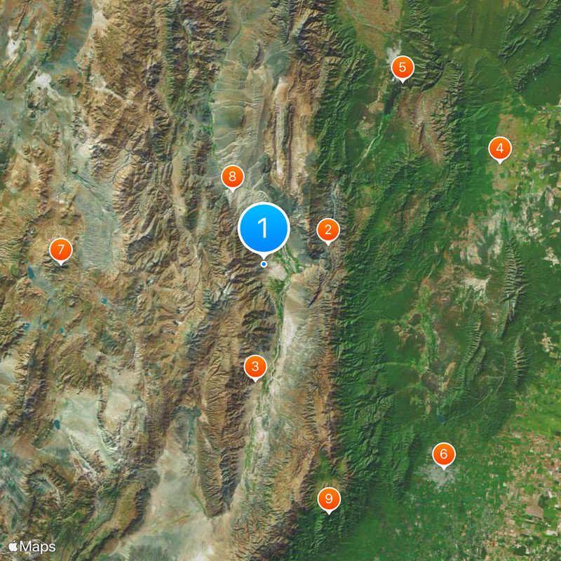 Argentine Northwest Harita