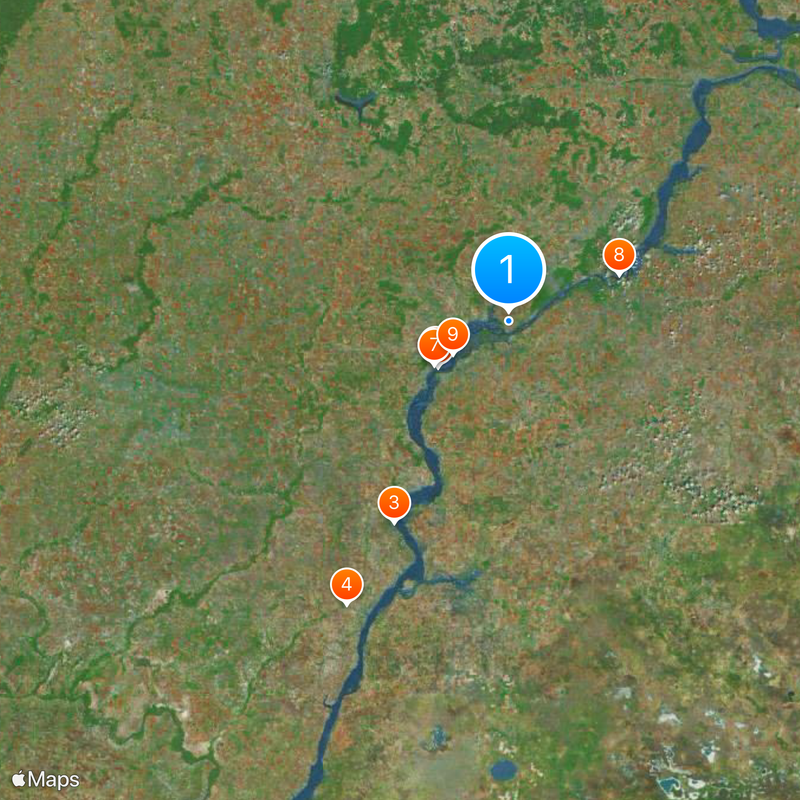 Obwód saratowski Mapa