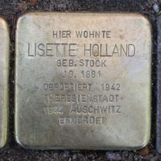 Stolperstein dedicated to Lisette Holland