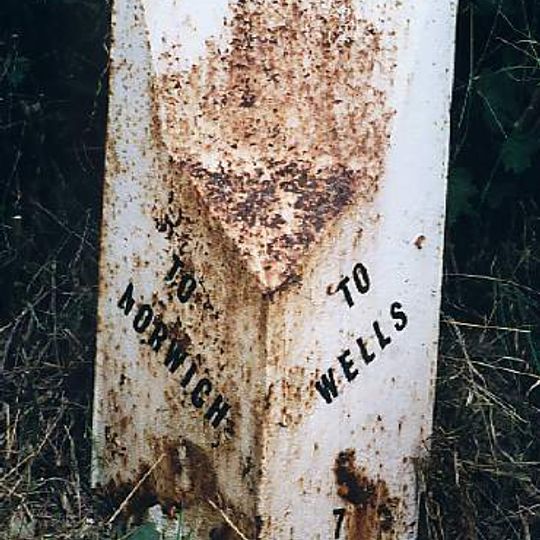 Milepost, 150yds N of X-rds