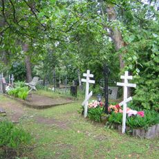 Old Believers cemetery in Kükita
