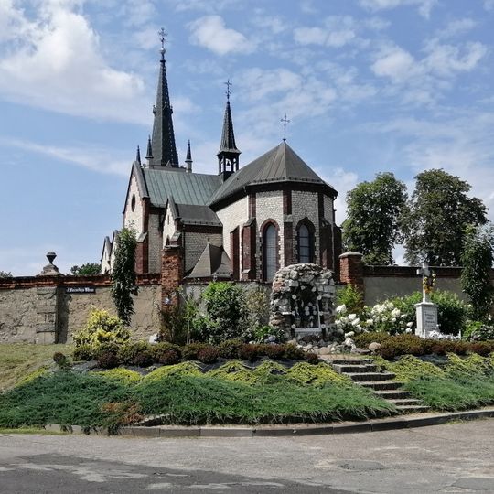 Boundary of Saint Nicholas church in Tarnowskie Góry