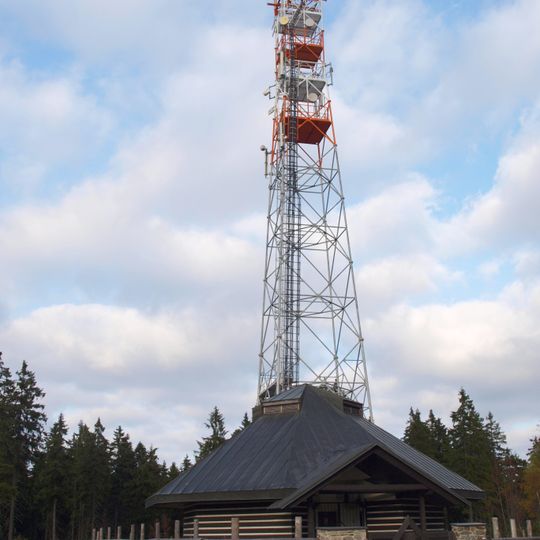 Vysílač na Lučinách v Krkonoších