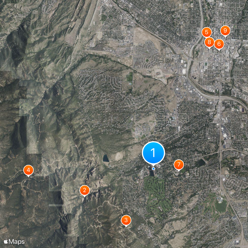 The Broadmoor Map