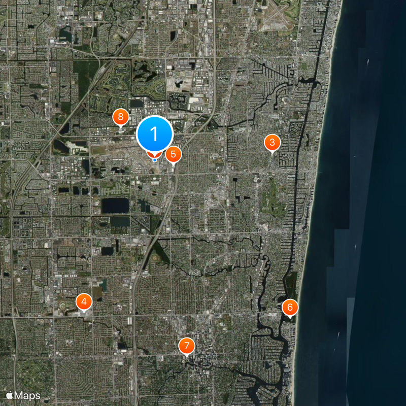 Chase Stadium Map