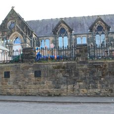 Otley Westgate First School Eastern Block (Original School) With Playground Wall To Front And Side