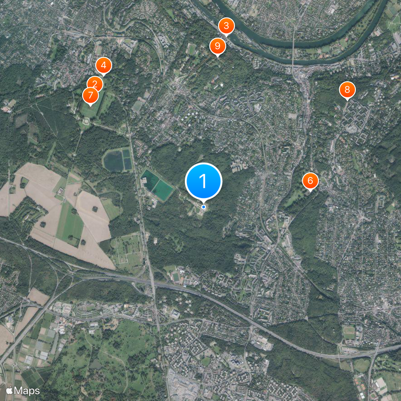 Château Louis XIV Kaart