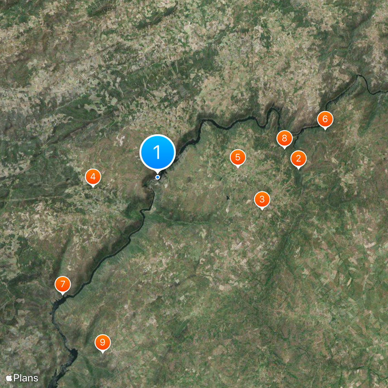 Aldeadávila Dam Map