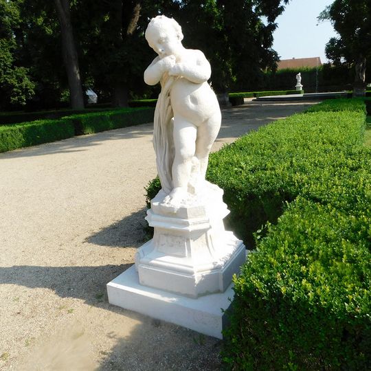 Putti Léto v zámeckém parku ve Slavkově