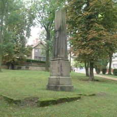 Pomník Martina Švagrovského v parku v Bezručově ulici v Roudnici nad Labem