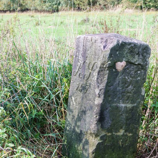 Sächsisch-Preußischer Grenzstein: Pilar Nr. 157