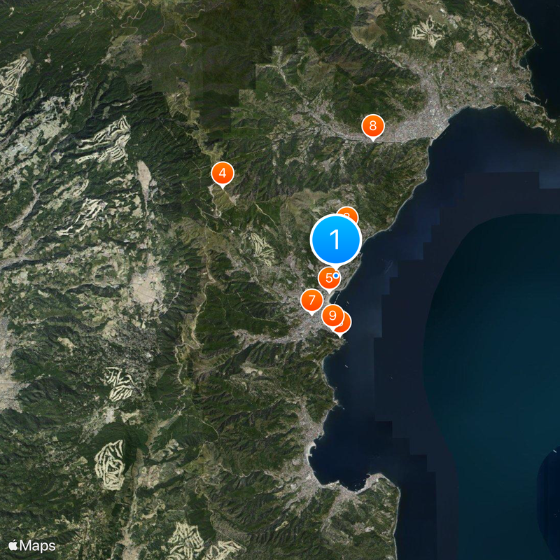 Atami Onsen Map