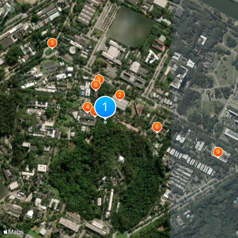 University of São Paulo Map