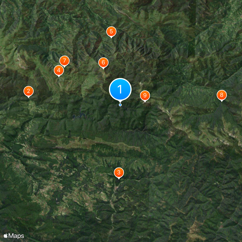 Forêt d'Iraty Carte