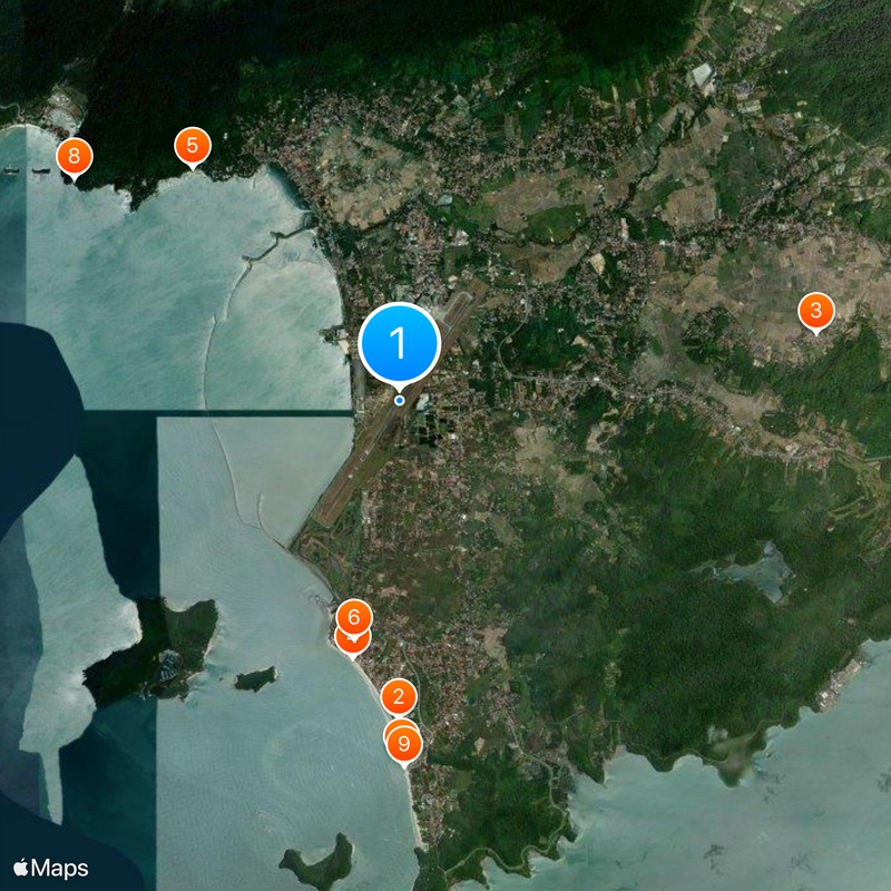Langkawi International Airport Map