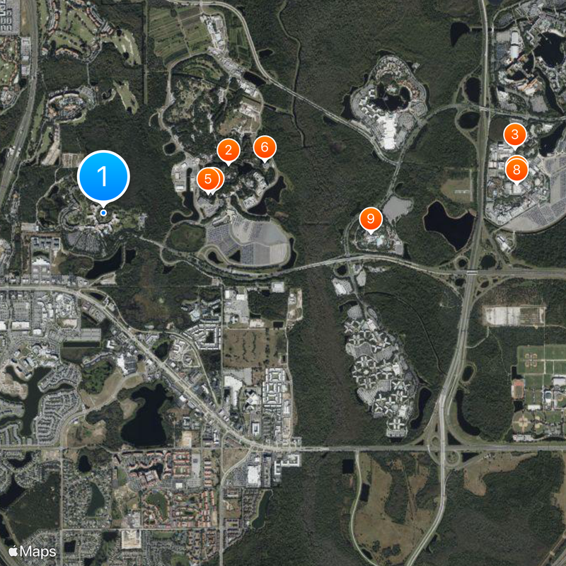 Disney's Animal Kingdom Lodge Map