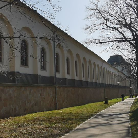 Wagenschuppen des Arsenal an der Königsbrücker Straße