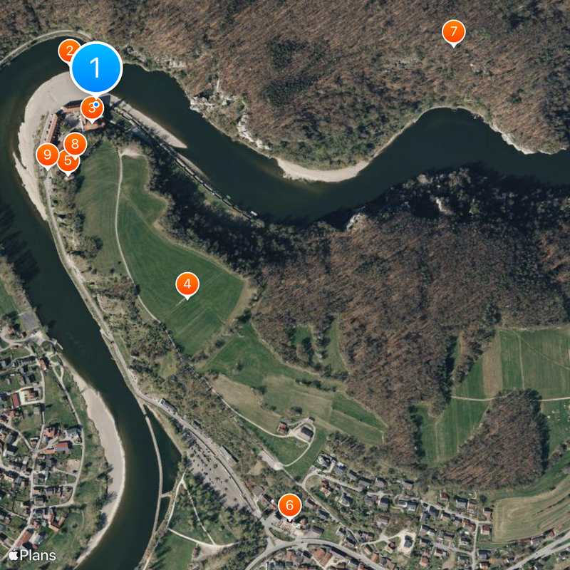 Abbazia di Weltenburg Mappa