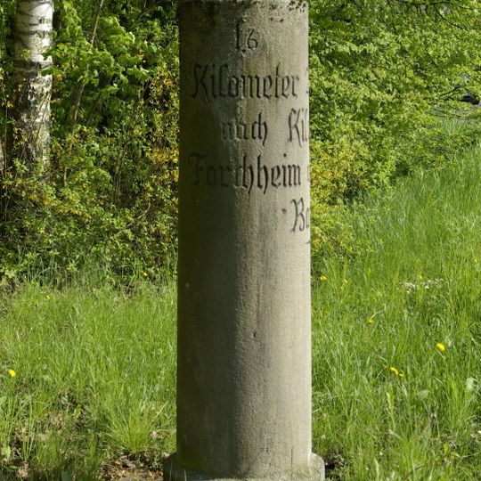 Kilometerstein Bamberger Straße