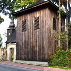 Bell tower of Saint Dorothy church in Łódź