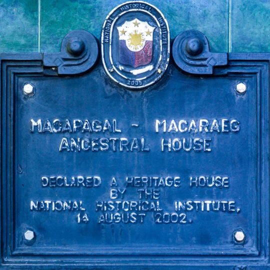 Macapagal-Macaraeg Ancestral House historical marker