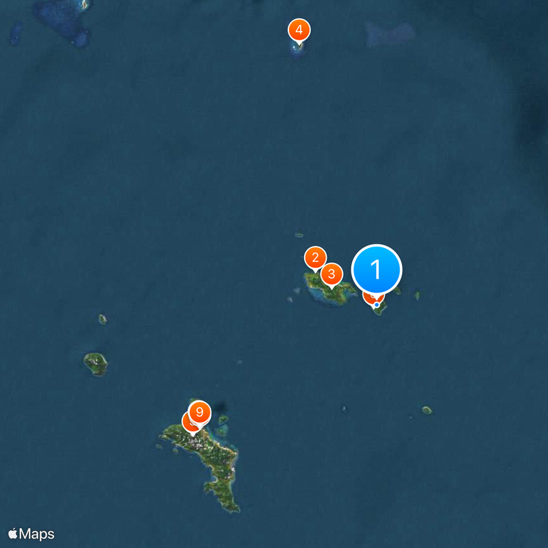 La Digue Map