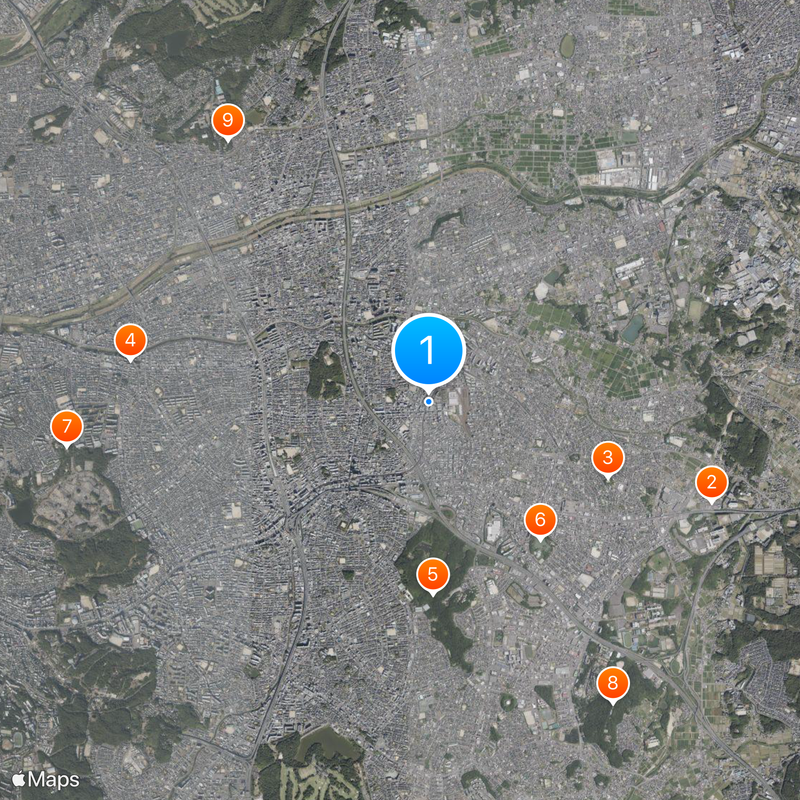 Fujigaoka Station Map