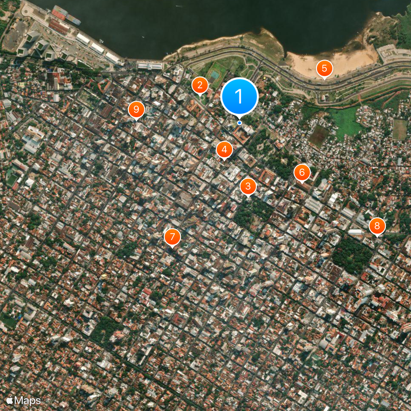 Congreso de Paraguay Mapa