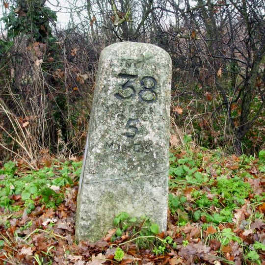 Milestone, Hall Road, 100m N Hall Road cemetery, near the entrance to The Lawn