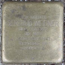 Stolperstein dedicated to Gertrud Weidner