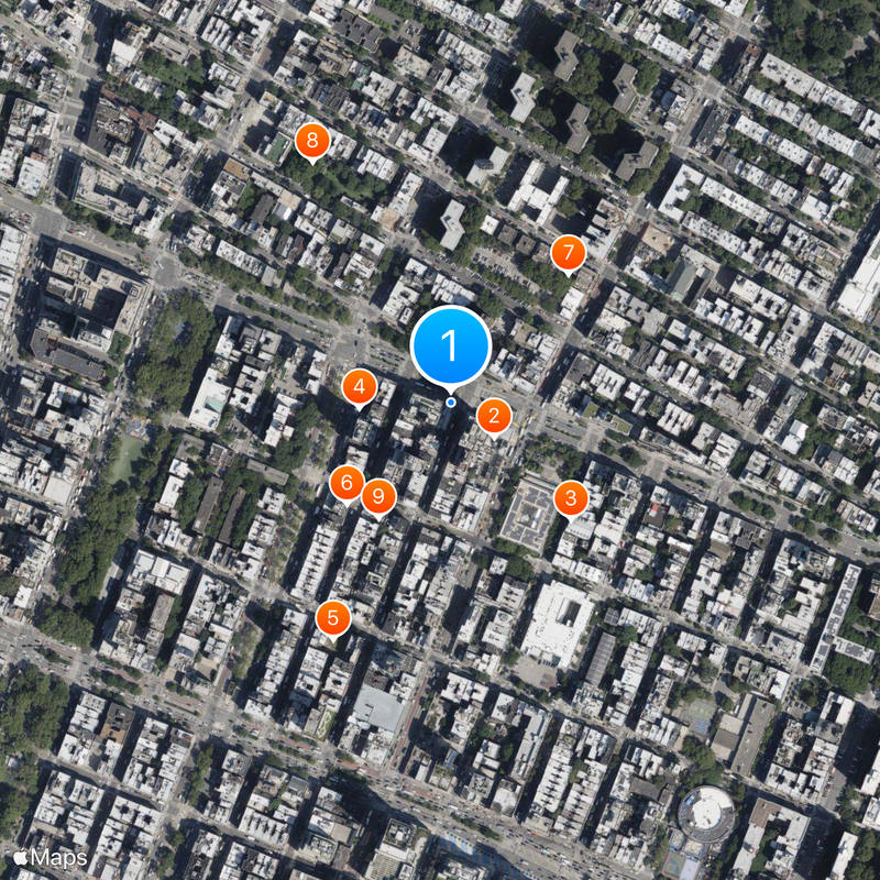 Katz's Delicatessen Map