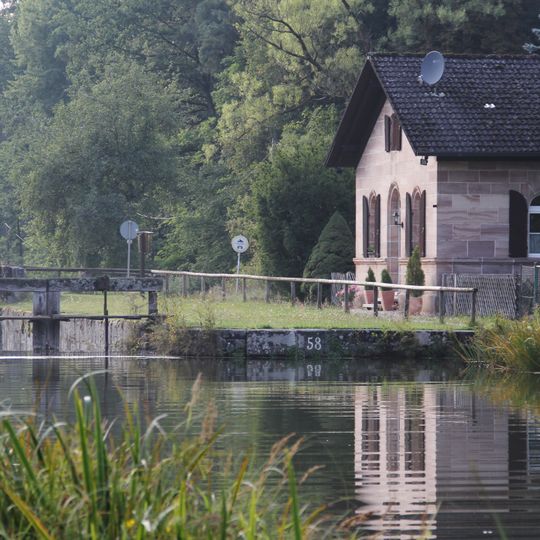 Schleuse 58 des Ludwig-Donau-Main-Kanals