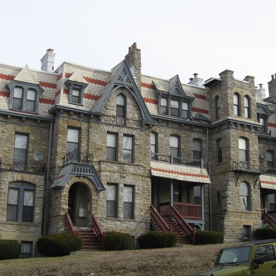 Madam Fredin's Eden Park School and Neighboring Row House