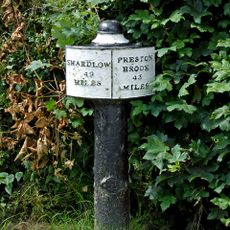 Canal Mile Post 22 Yards To North Of Top Lock Bridge (Canal Bridge 98)